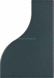 Equipe Curve 28864 Ink Blue Matt Синяя Матовая Настенная плитка 8,3x12 см