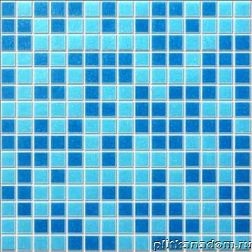 Rose Mosaic Aquatica Angel blu Мозаичная смесь 32,7x32,7 (2х2) см