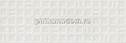 Argenta Ceramica Gravel Square White Белая Матовая Настенная плитка 40x120 см
