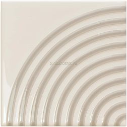 Wow Twister Twist Vapor Greige Белая Глянцевая Настенная плитка 12,5x12,5 см