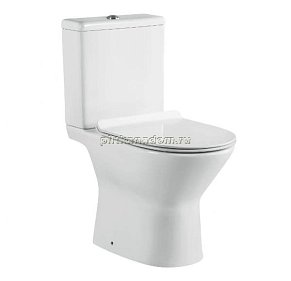 Sole Omega (2 короба) унитаз-компакт с крышкой Soft-close Безободковый