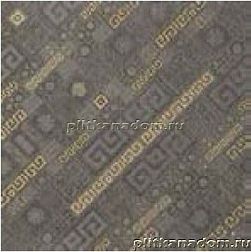 Versace Greek 261333 Stripes Antracite-Oro Декор 40x40 см