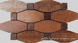 Apavisa Metal Copper Lapp Mosaico Blend Мозаика 13,8х25,75 см