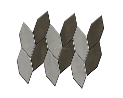 Jet Mosaic Stone Leaves STL-DA Мозаика 34,8x31,7 см