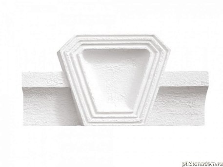 UniStone Шамот Белый Замковый камень 44,4x26x8,6 см