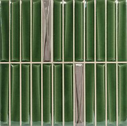 Monopole Melody Royal Green Gold Полированный Декор 20x20 см