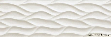 Azzo Ceramics Asti Onda Blanco Настенная плитка 30х90 см