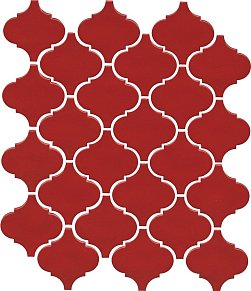 Kerama Marazzi Авейру 65013 Мозаичный Красный Глянцевый Настенная плитка 26х30 см