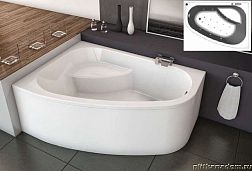 Kolpa San Chad S Акриловая ванна, правая, комплектация Superior 170х120