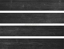 Cristacer Bruciato K01000001 Nero Черный Матовый Керамогранит 15х90 см