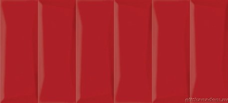 Cersanit Evolution EVG413 Красная Рельеф Настенная плитка 20x44 см