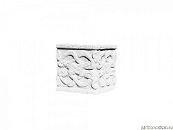 UniStone Орнамент-1 Белый Карниз угловой горизонтальный 15,7х15,8x20,5 см