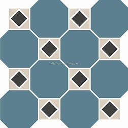 Top Cer York Blue Sheet Синяя Матовая Мозаика 30,6x30,6 см