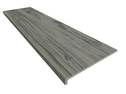 Exagres Lizana Peld. Recto Olivo C-1 Серая Матовая Ступень фронтальная 33x120 см
