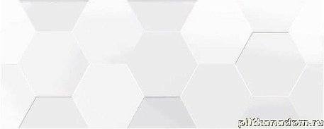 Керамин Даймонд 7С Белая Настенная плитка 20х50