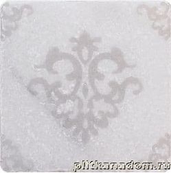 Травертин Marble White Motif 3 Декор мрамор 10х10