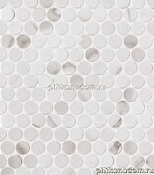 Fap Ceramiche Roma Diamond Statuario Round Gres Мозаика 29,5х32,5 см