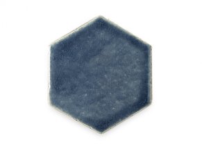 ПентаКерамика Шестиугольник Джинсовый Настенная плитка ручной работы 12,5х11,1 см