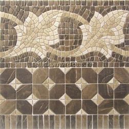 Vives Iliada Cenefa Midas Marron Декор 43,5x43,5 см