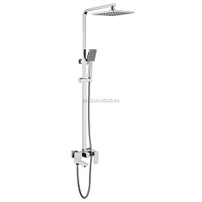 Abber Душевая стойка Daheim AF8216 с изливом, хром