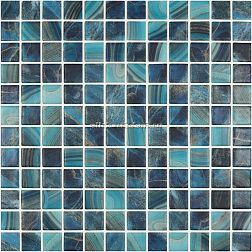 Vidrepur Nature Royal №5704 (на сетке) Синяя Матовая Мозаика 31,7х31,7 (2,5x2,5)