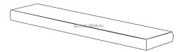 Gardenia Orchidea Just Life Gradone Ang. DX Antracite Ступень угловая правая 4x32x100 см