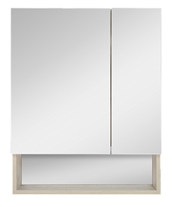 Зеркальный шкаф Misty Дунай - 60 с полочкой П-Дун04060-01