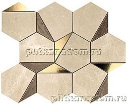 Atlas Concorde Marvel Edge Gold Hex Sable-Brown Декор 25,1x29 см
