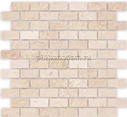 Caramelle Pietrine 7 мм Botticino Pol Мозаика 29,8х29,8х0,7 (2,3х4,8) см