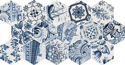 Equipe Hexatile 23216 Patchwork Lisboa Декор 17,5x20 см