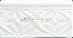 Adex Modernista ADMO4002 Relieve Bizantino C-C Blanco Бордюр 7,5х15 см