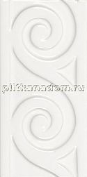 Adex Neri ADNE4118 Relieve Mar Blanco Z Бордюр 7,5х15 см