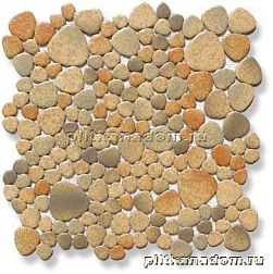 Giaretta Мозаика глазур. Морские камешки Rustici на бумаге 26,6х26,6 см