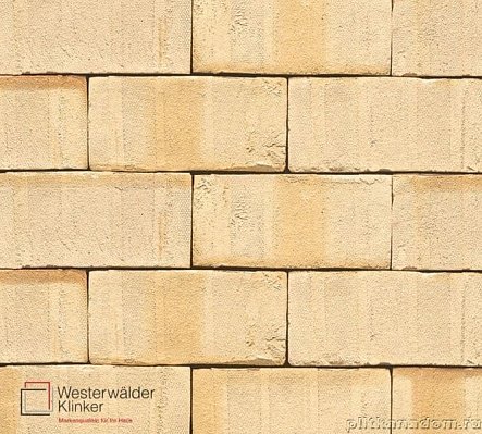 Westerwalder Klinker Тротуарная брусчатка PK3552 Creme-nuanciert 20х10х5,2 см