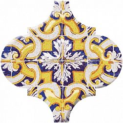 Kerama Marazzi Арабески Майолика OP-A159-65000 Декор Орнамент 6,5х6,5 см