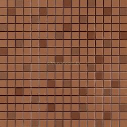 Atlas Concorde Prism Caramel Mosaico Q A40I Коричневая Матовая Мозаика 30,5х30,5 см