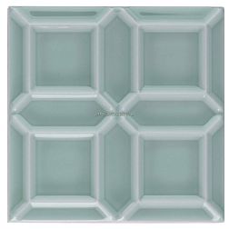 Adex Neri ADNE1114 Liso Edge Sea Green Зеленая Глянцевая Настенная плитка 15х15 см