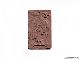 UniStone Птицы 7 Коричневый Вставка 14,2x29,1x3 см