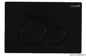 Creavit Spa Кнопка для инсталляции, черная, GP7002.02