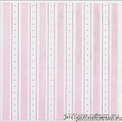 Brennero Blooming Colonial Righe Rosa Настенная плитка 20х20 (розовый)
