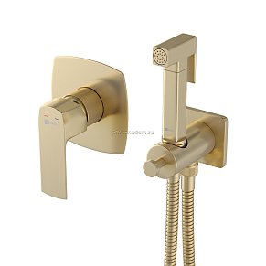 Lemark Ursus LM7219BG Смеситель с гигиеническим душем встраиваемый