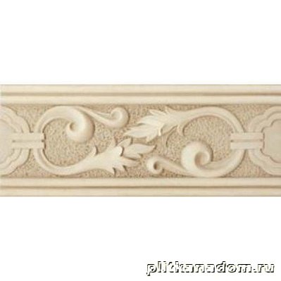Dvarcioniu Keramika 500203 Travertino Beige-101 Бордюр 25х10