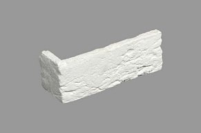 Камнелит Искусственный Камень Кирпич Старый Белый Угол 6,3х21 см