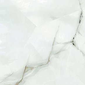 ITC ceramic Ariston Onyx White Sugar Белый Лаппатированный Керамогранит 60x60 см