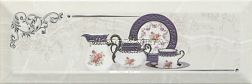 Monopole Petra Decor Pranzo Silver C Декор 10х30 см