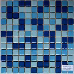MVAPrintMosaic Мозаика стеклянная Микс 25FL-S-045 Синий + Голубой 31,5х31,5 см