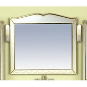 Зеркало Misty Анжелика 100 с сусальным золотом, цвет бежевый