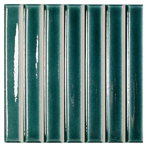 Wow Sweet Bars Teal Gloss Зеленый Глянцевый Керамогранит 11,6х11,6 см