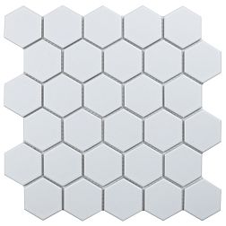 Starmosaic Homework Hexagon Small White Matt Мозаика 27,8х26,5