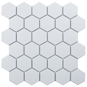 Starmosaic Homework Hexagon Small White Matt Мозаика 27,8х26,5